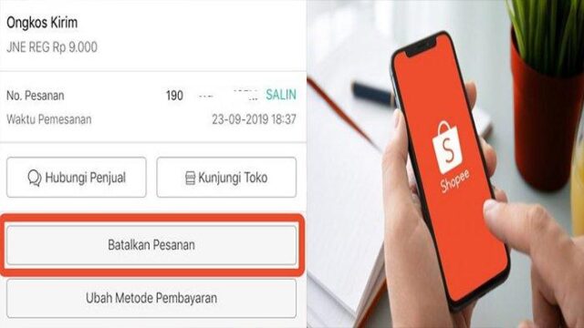 Membatalkan Pesanan di Shopee